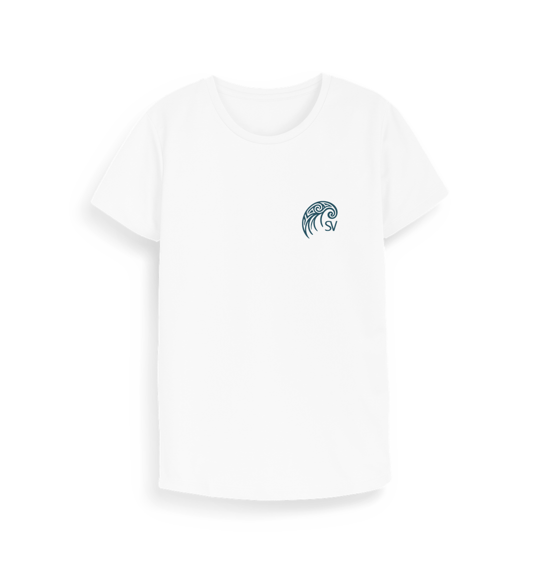 Arctic White Printed T-shirt Front