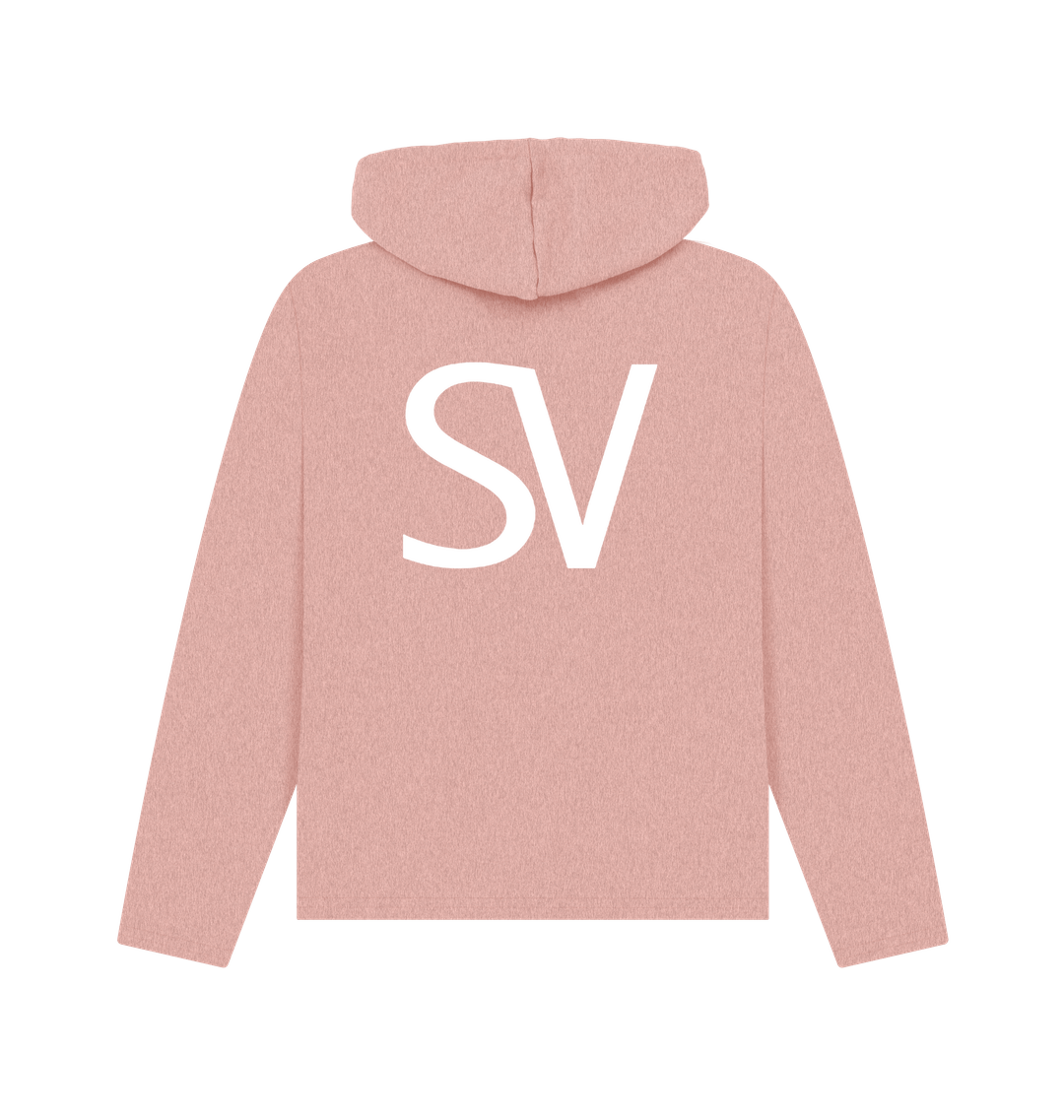 Sunset Pink Recycled Hoody Back