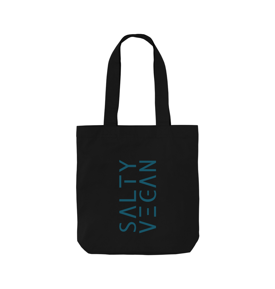 Black Printed Bag Back