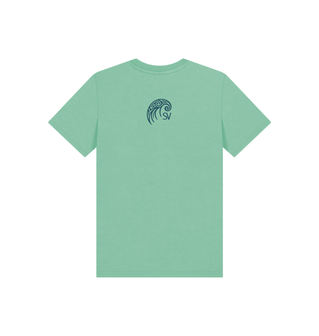 Peppermint Printed Kids T-Shirt Back