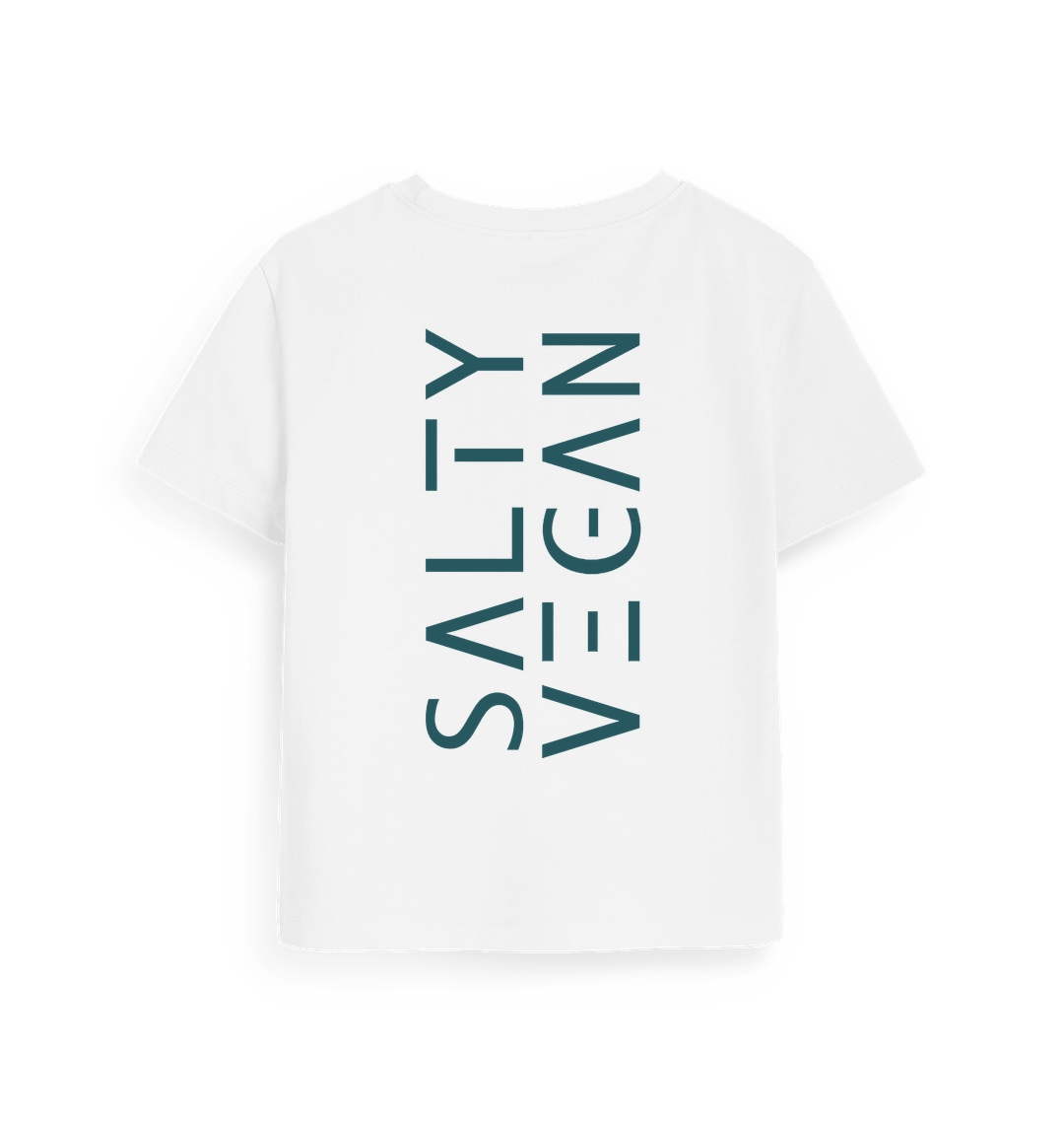 White Printed T-shirt Back