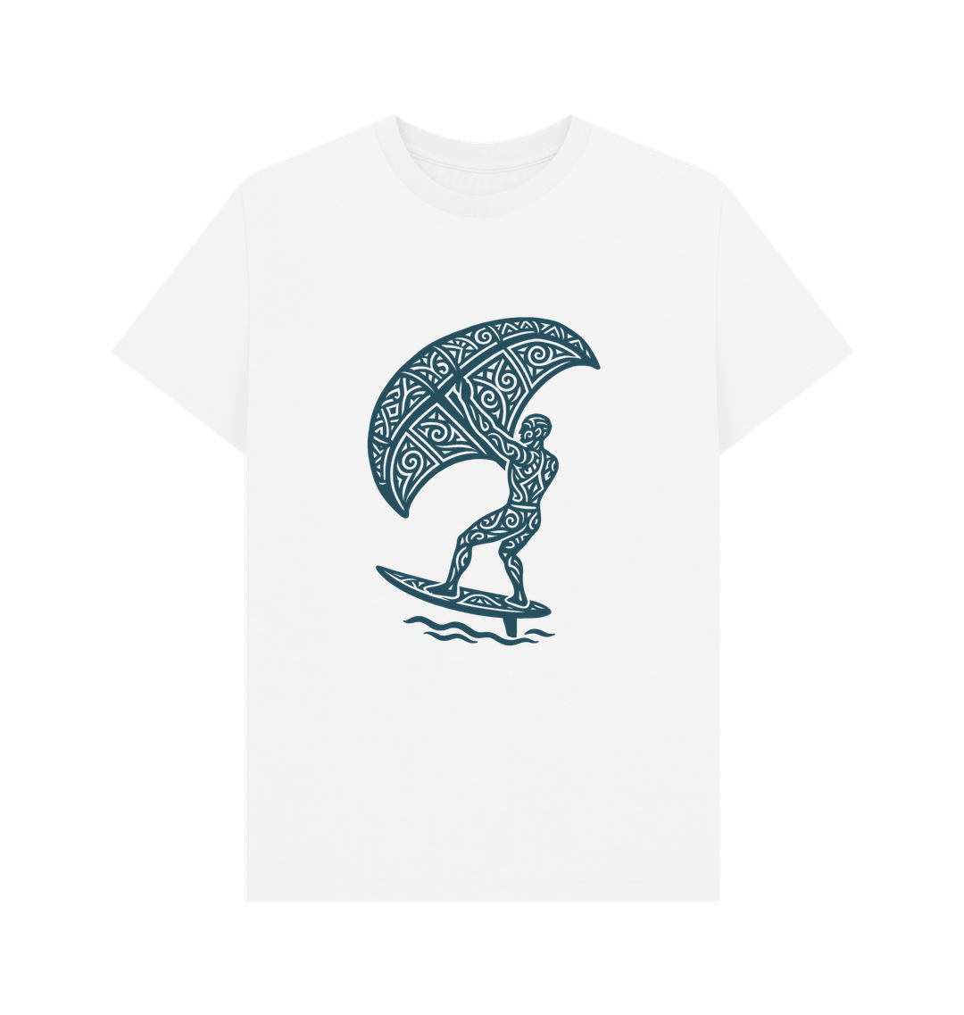 White Printed T-shirt Front
