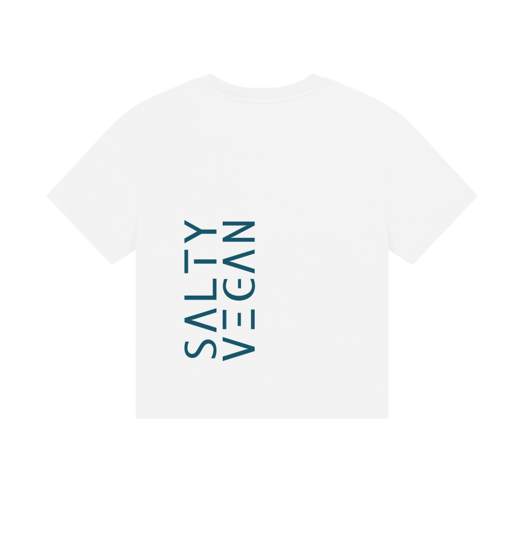 White Printed T-shirt Back