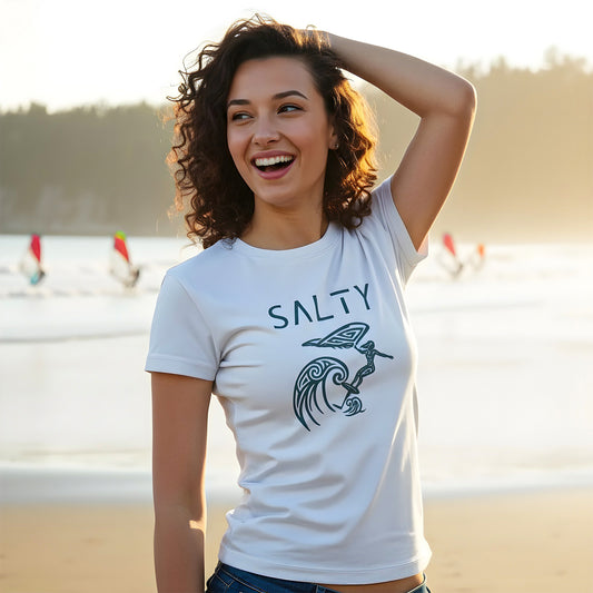 SV Women’s Slim Fit T-Shirt – Wing foil edition