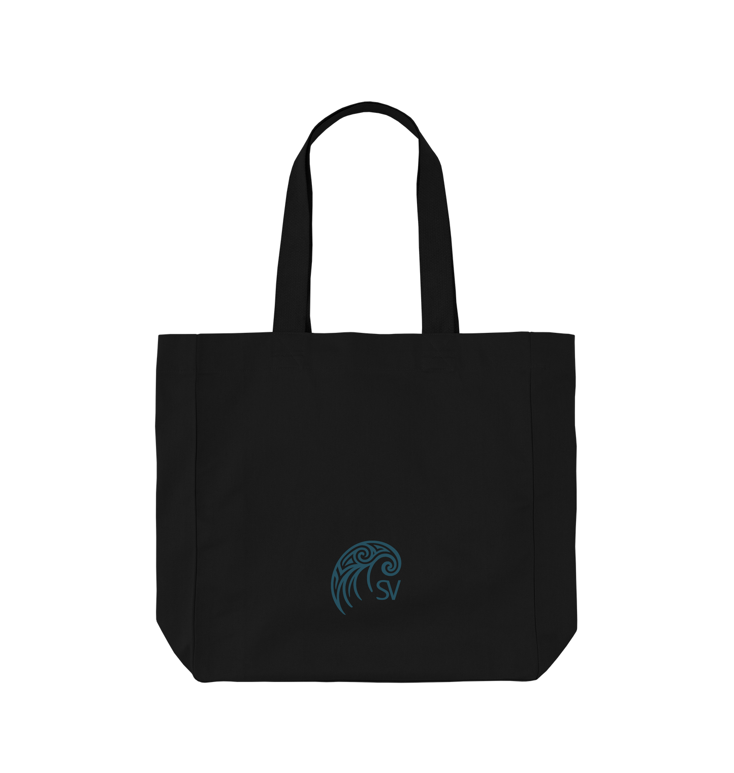 Black Printed Bag Back