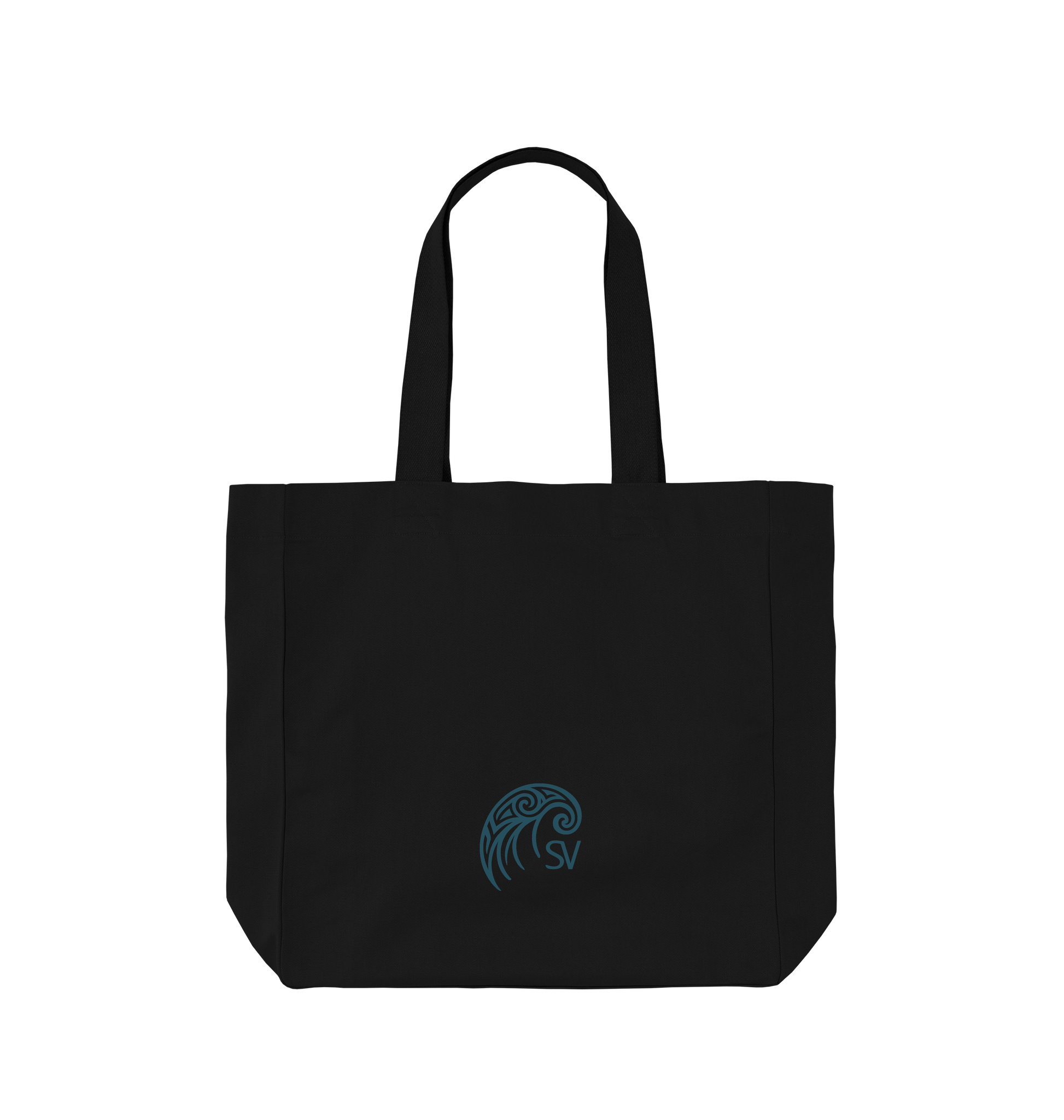 Black Printed Bag Back