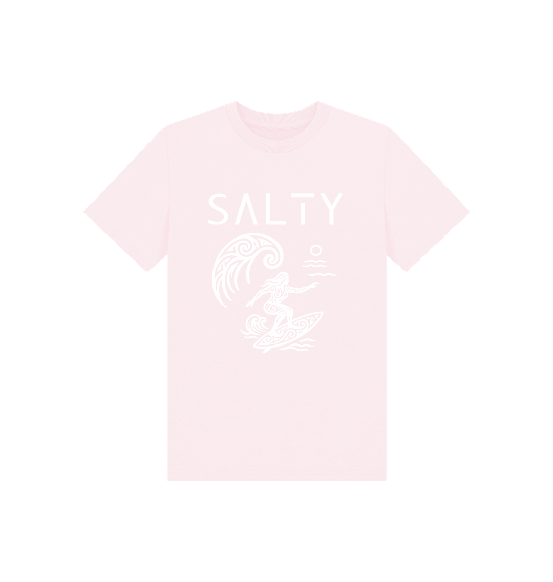 Pink Printed Kids T-Shirt Front