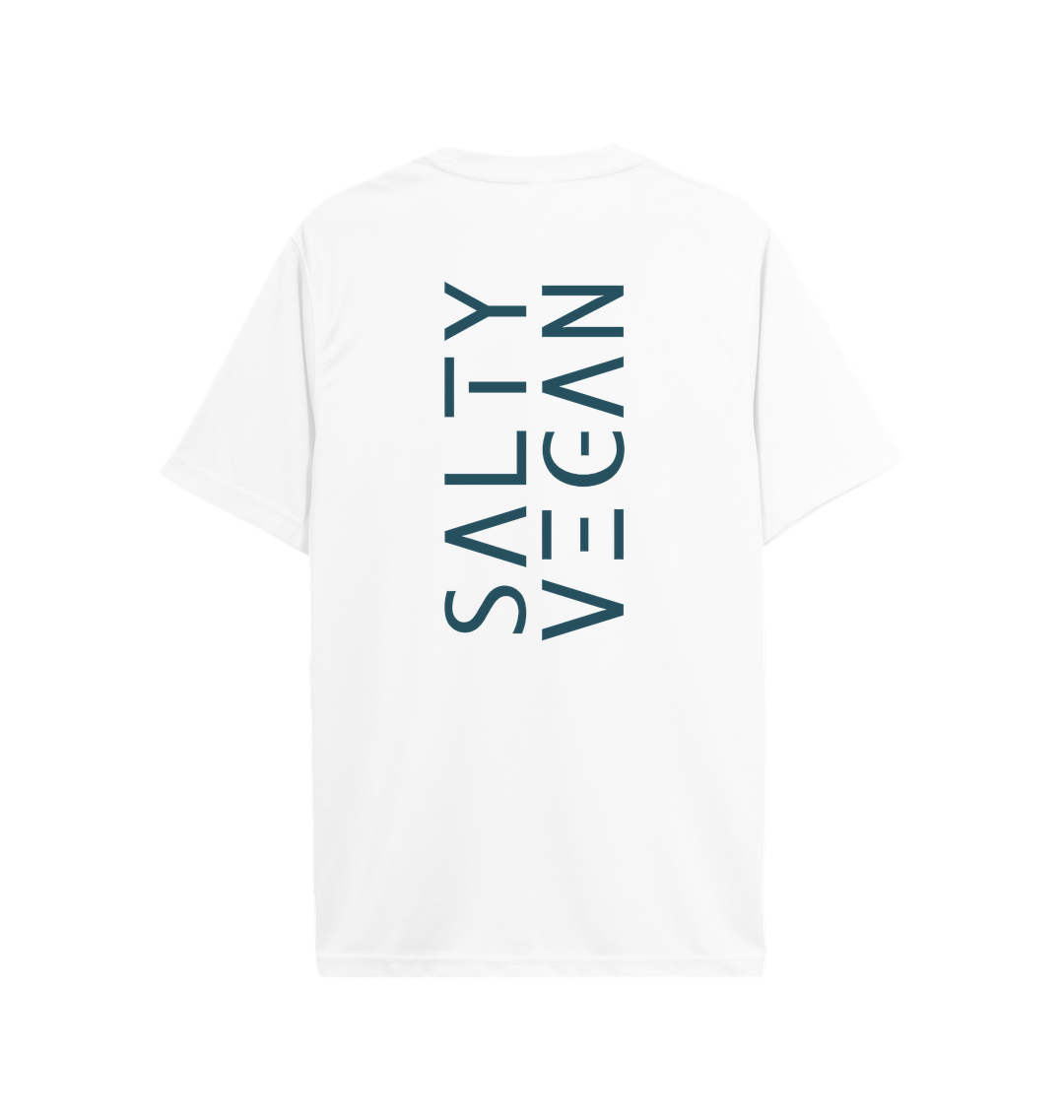 Arctic White Printed T-shirt Back