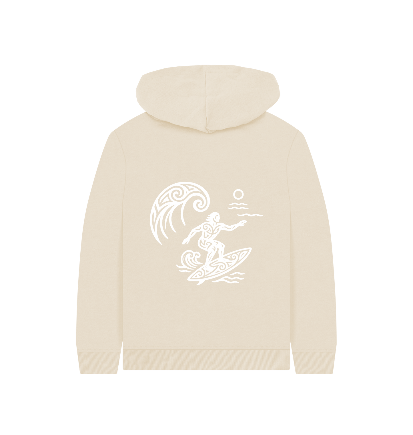 Oat Printed Kids Hoodie Back