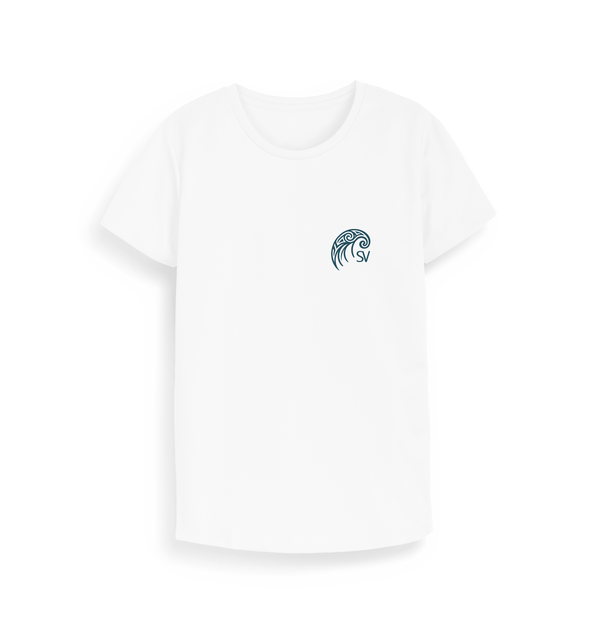 Arctic White Printed T-shirt Front
