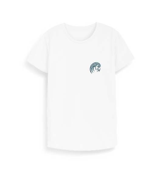 Arctic White Printed T-shirt Front
