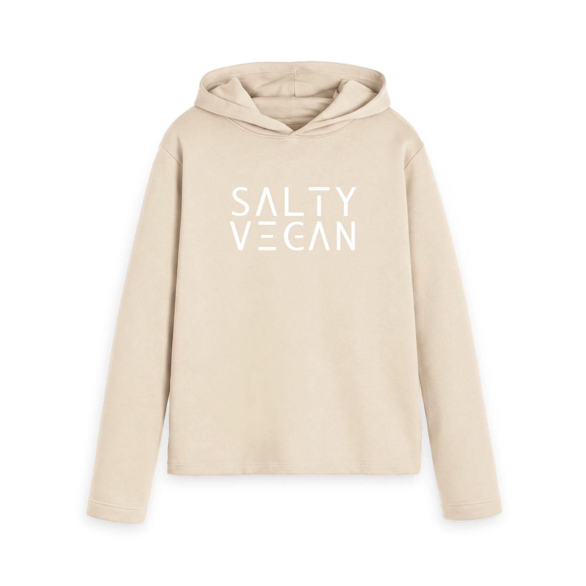 Oat Printed Hoody Front