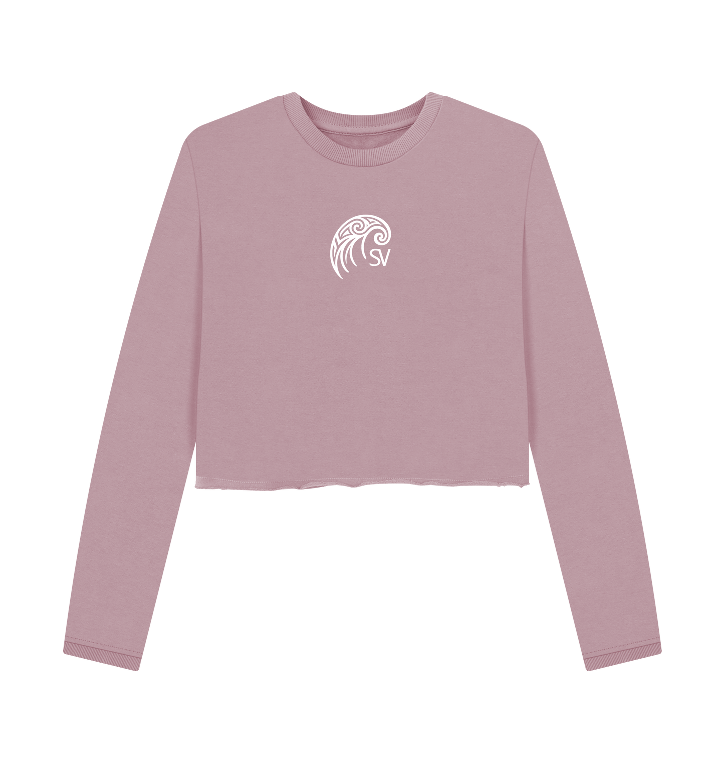 Mauve Printed Boxy Jumpers Front