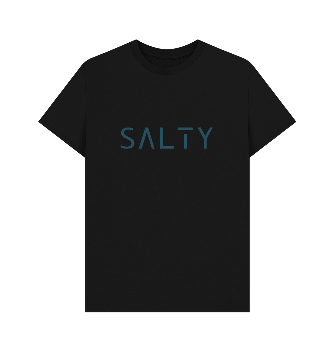 Black Printed T-shirt Front
