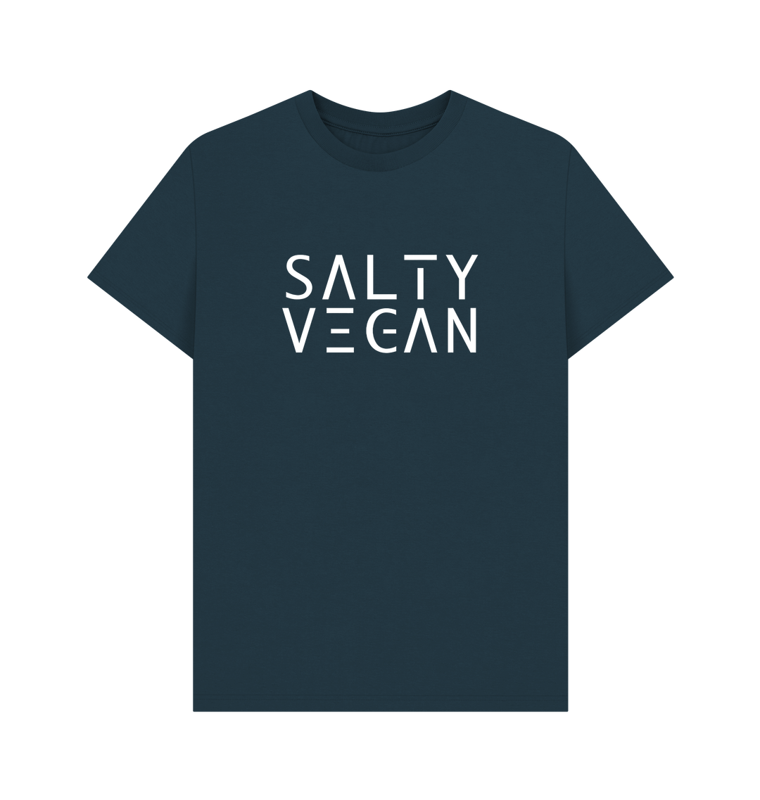 Denim Blue Printed T-shirt Front