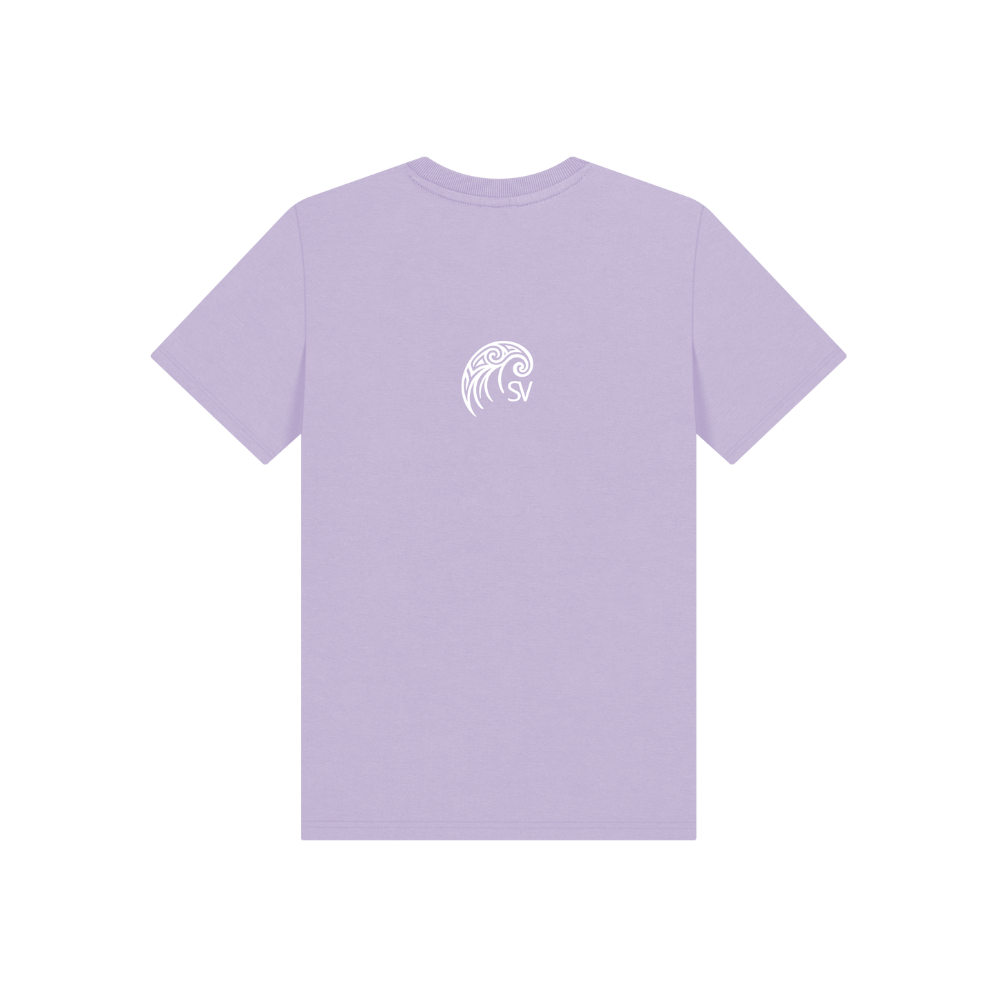 Soft Lilac Printed Kids T-Shirt Back