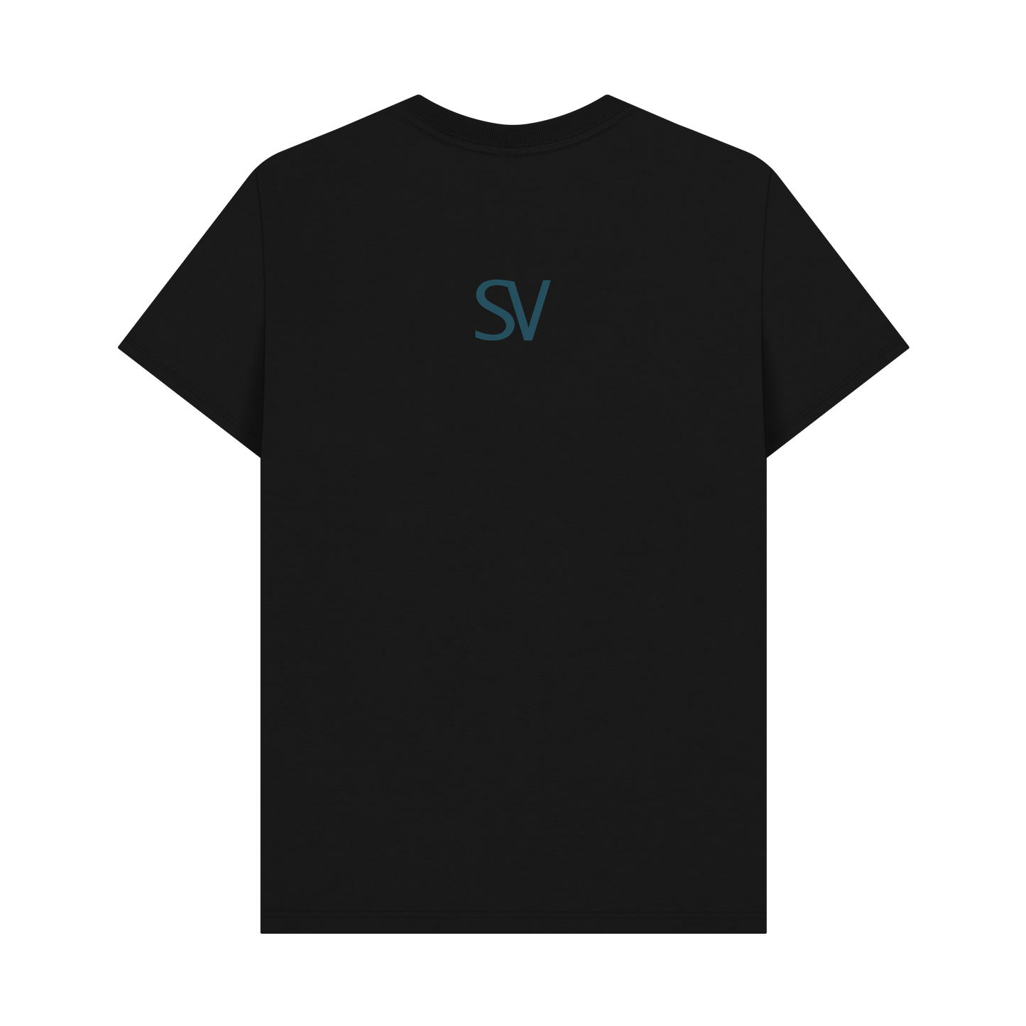 Black Printed T-shirt Back