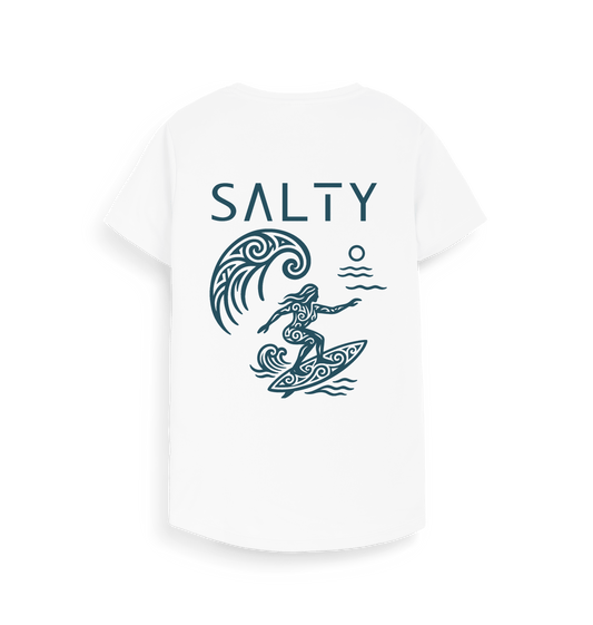 Arctic White Printed T-shirt Back