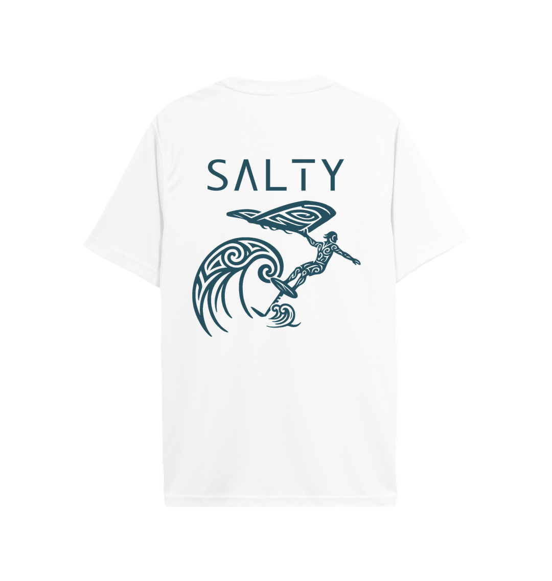 Arctic White Printed T-shirt Back