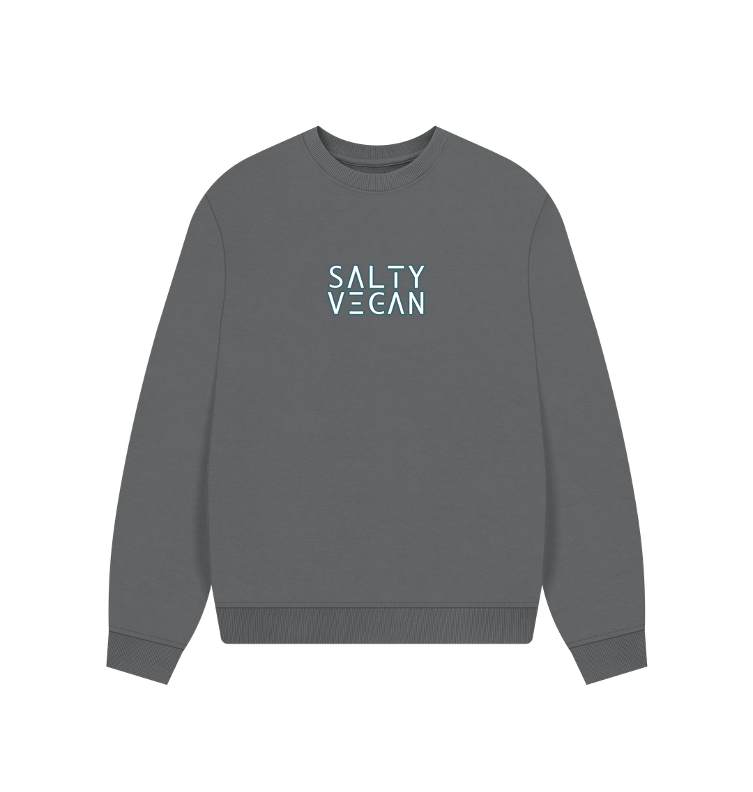 Slate Grey Printed Sweater Front
