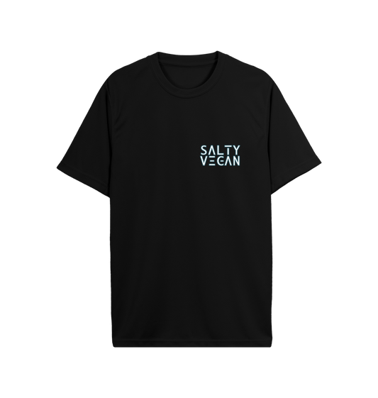 Jet Black Printed T-shirt Front