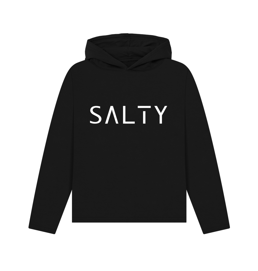 Black Recycled Hoody Front