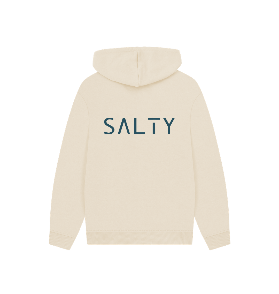 Oat Printed Hoody Back