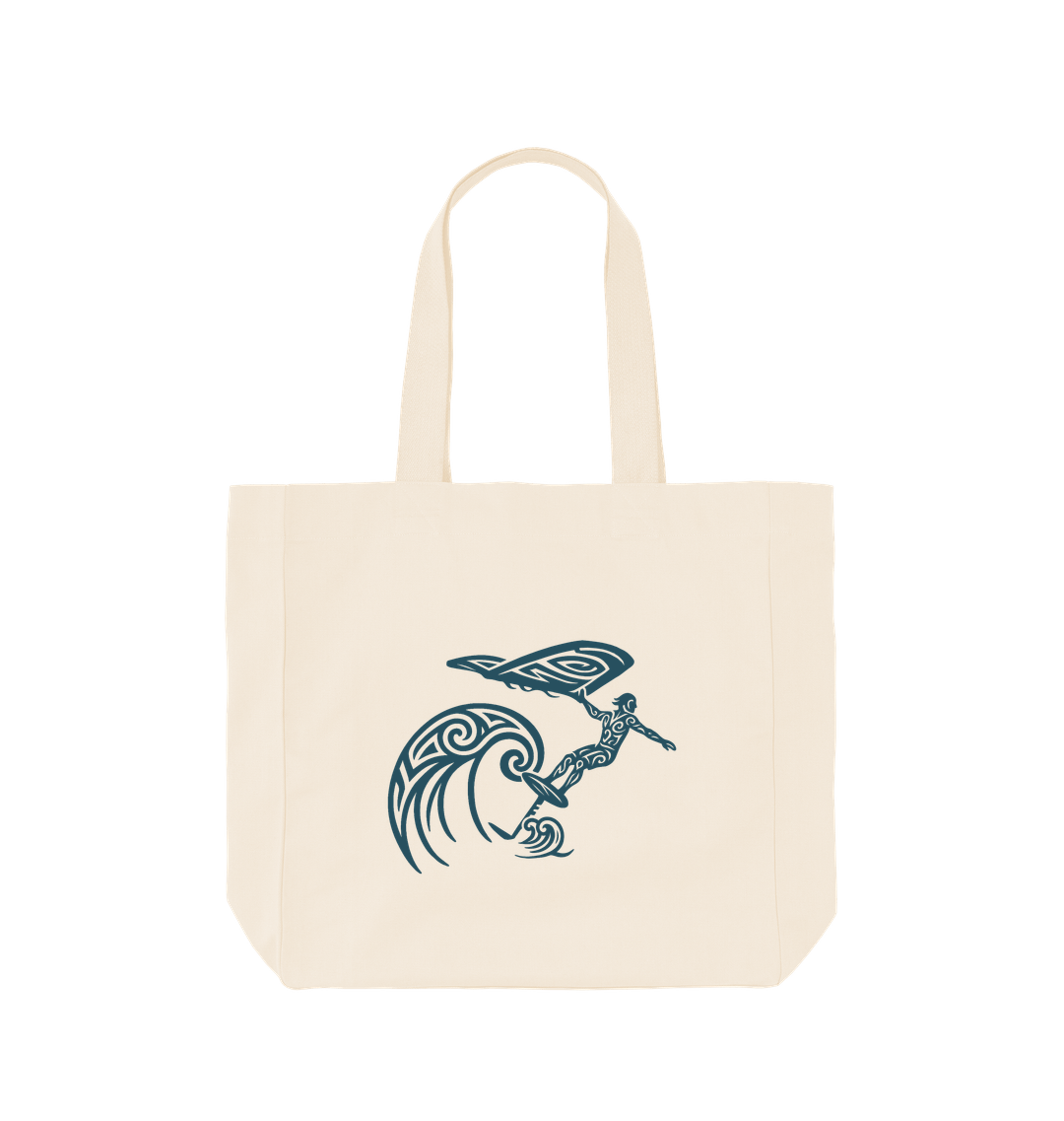 Natural Printed Bag Front