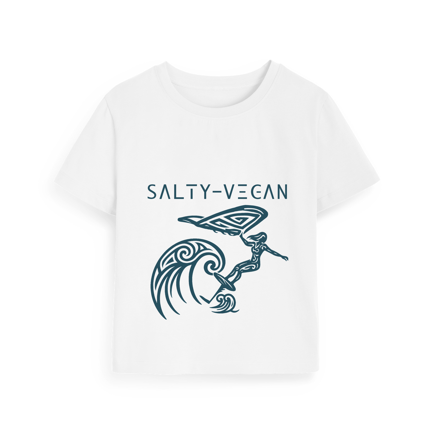 White Printed T-shirt Front