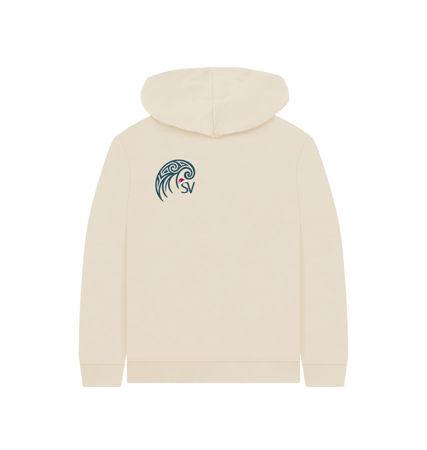 Oat Printed Kids Hoodie Back