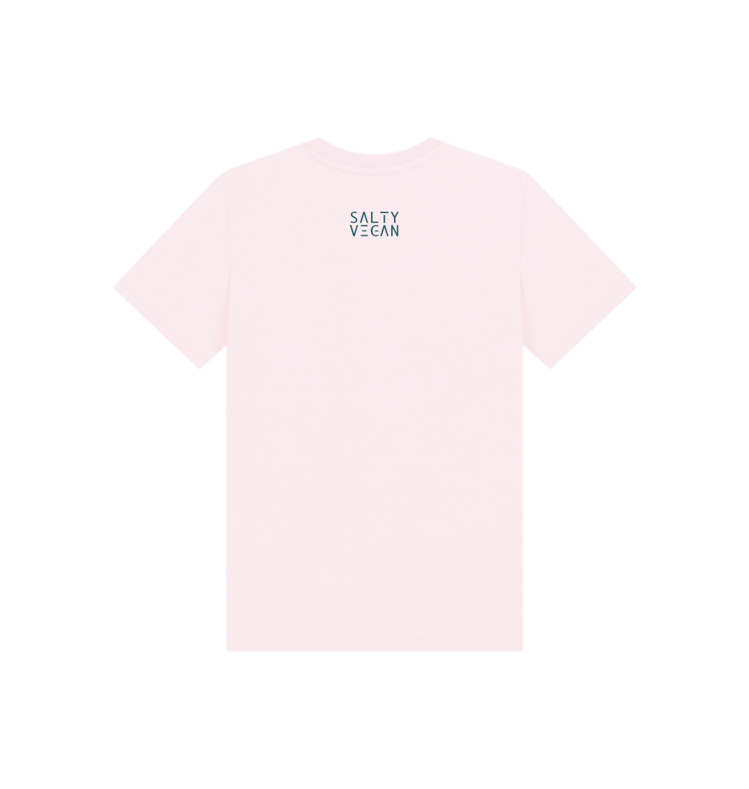 Pink Printed Kids T-Shirt Back