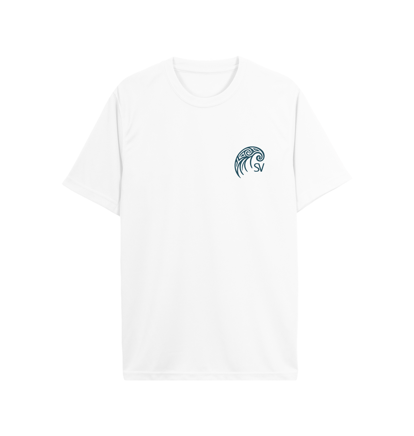 Arctic White Printed T-shirt Front