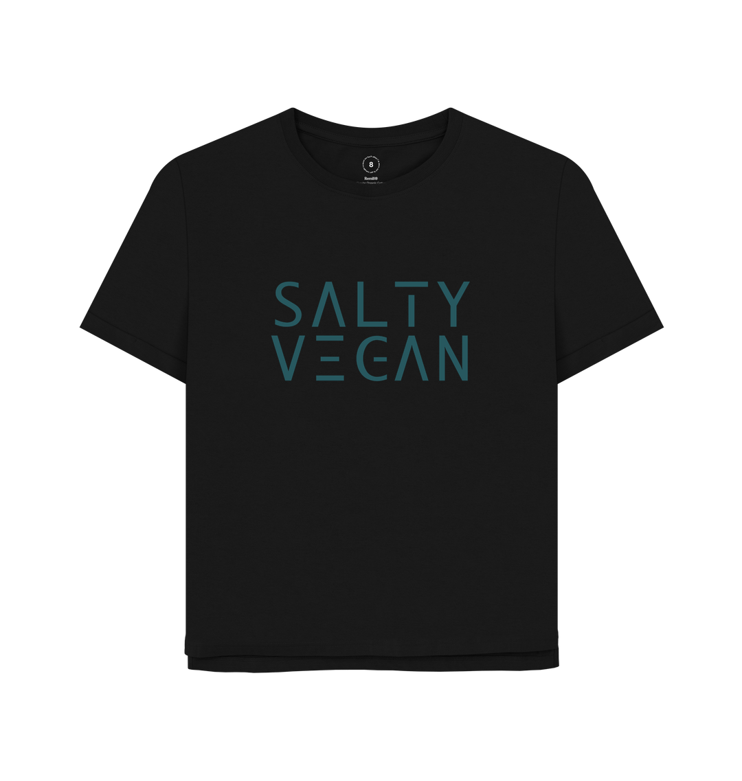 Black Printed T-shirt Front