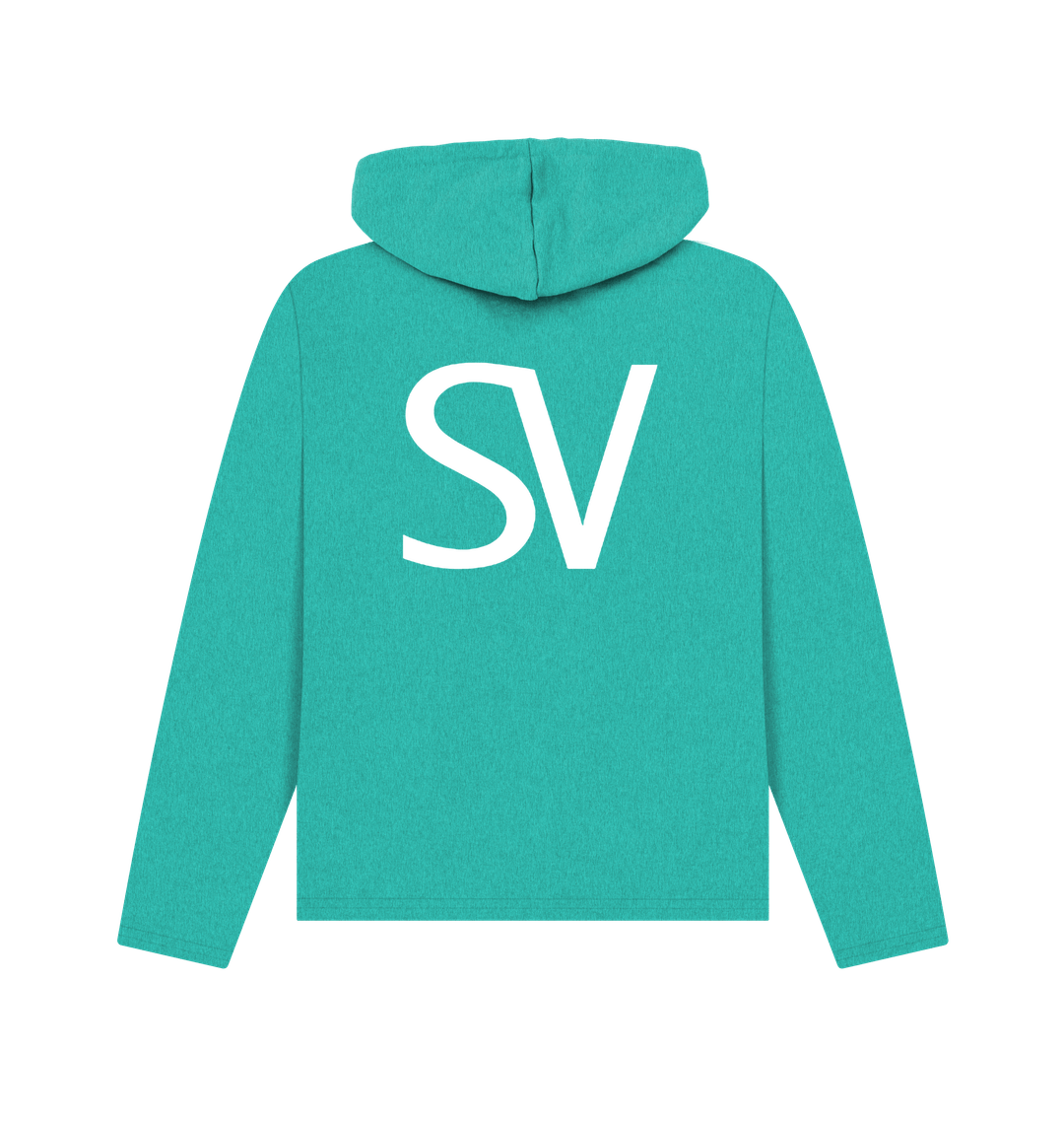 Seagrass Green Recycled Hoody Back