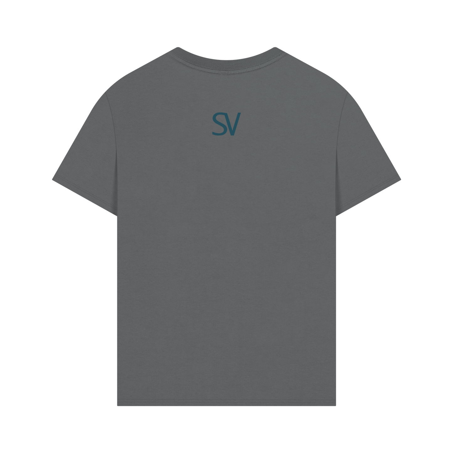 Slate Grey Printed T-shirt Back