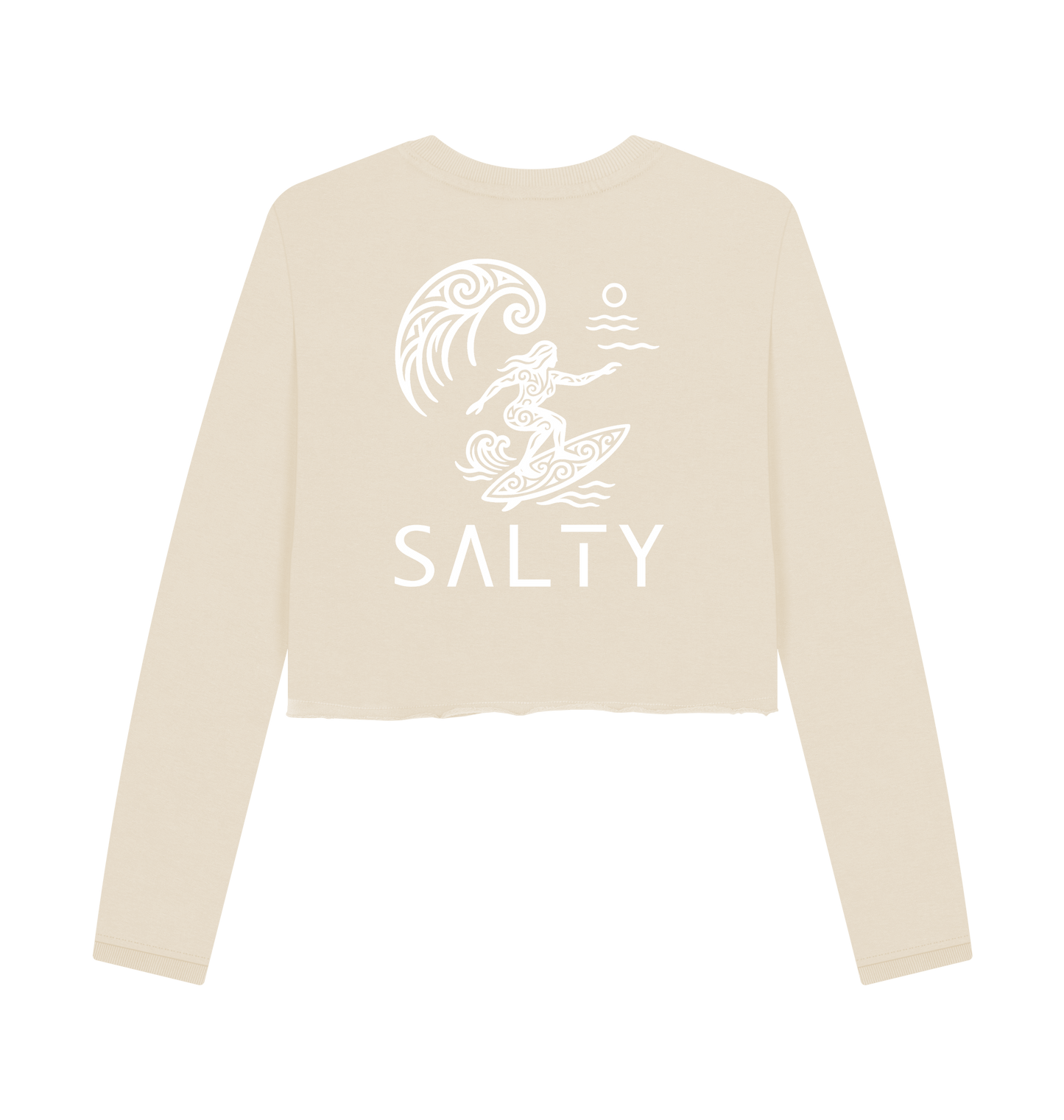 Oat Printed Boxy Jumpers Back