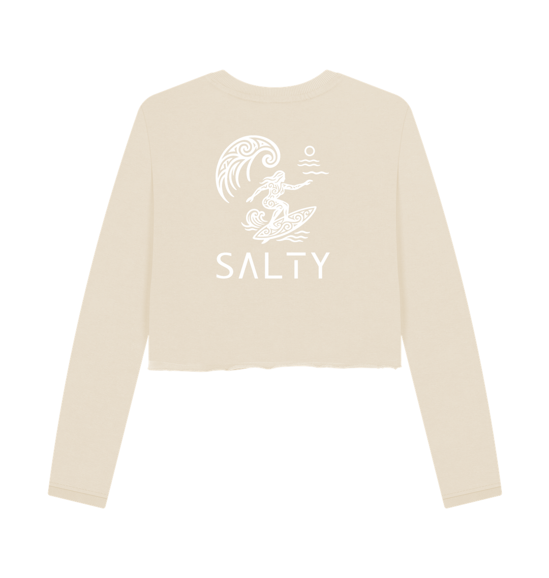 Oat Printed Boxy Jumpers Back