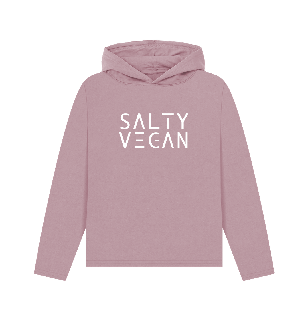 Mauve Printed Hoody Front